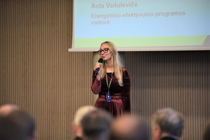 K. Žukauskienės nuotr/ESO Pažangios energijos klubo vadovė Asta Vaitulevičė
