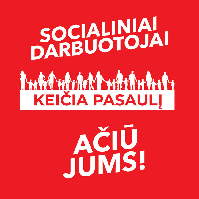 Užsakovo nuotr./Socialiniai darbuotojai