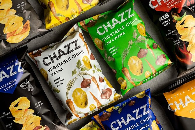 „Chazz“ nuotr./Daržovių traškučiai „Chazz“