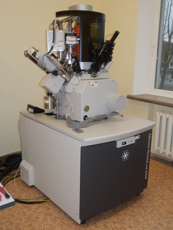 FTMC nuotr./Skenuojantis elektroninis mikroskopas