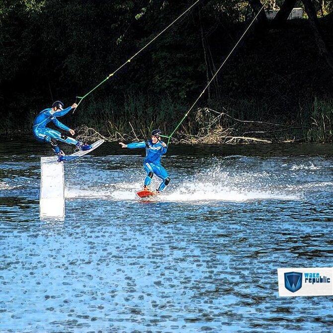 Projekto partnerio nuotr./Wakerepublic kvies į išskirtinio turinio vandenlenčių sporto varžybas Vilniaus prieigose  