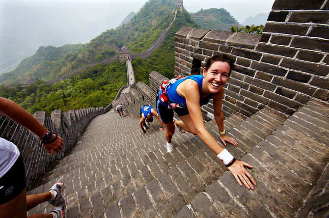 Projekto partnerio nuotr./Didžiosios kinų sienos maratonas