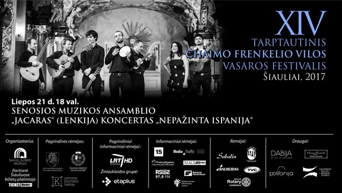 Projekto partnerio nuotr./ Nepažintos Ispanijos spalvas atskleis senosios muzikos ansamblis „Jacaras“