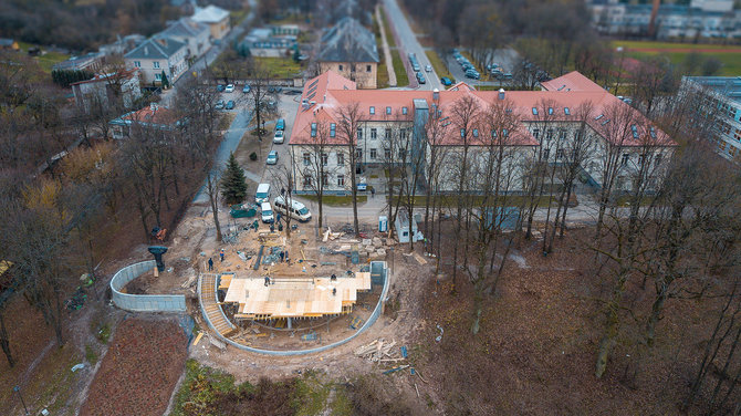 Kauno miesto savivaldybės nuotr./Aleksoto apžvalgos aikštelės rekonstrukcija