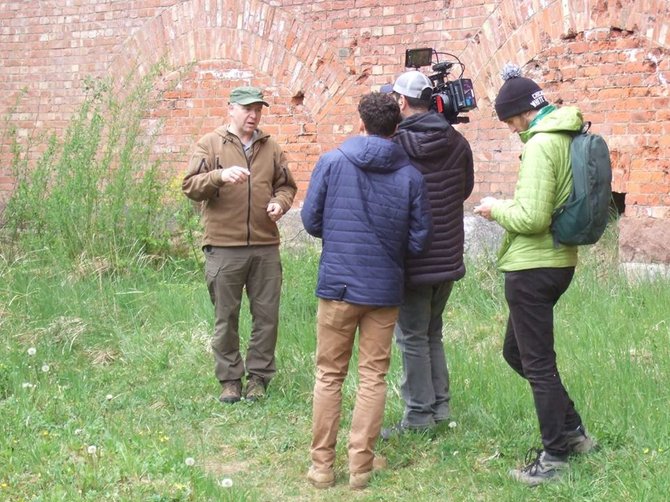Ovidijaus Jurkšos nuotr./„Discovery“ komanda kuria laidą apie Kauno tvirtovę