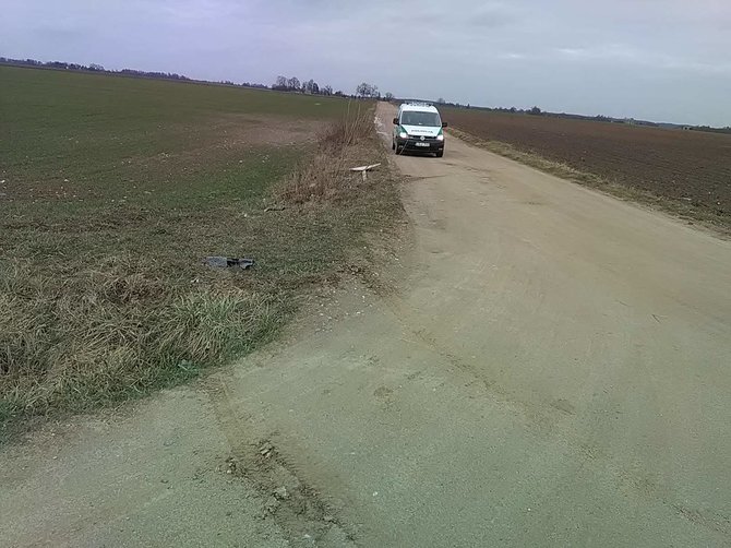 Kauno apskrities policijos nuotr./Avarija Kėdainių rajone