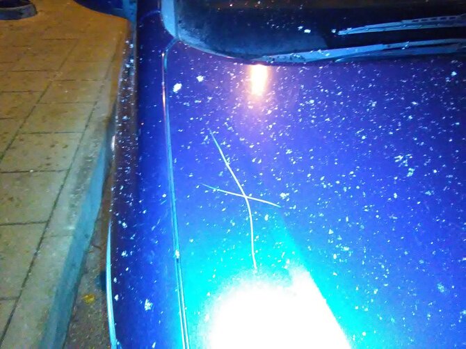 Kauno apskrities policijos nuotr./Per Kalėdas Kėdainiuose pensininkas apgadino 12 automobilių