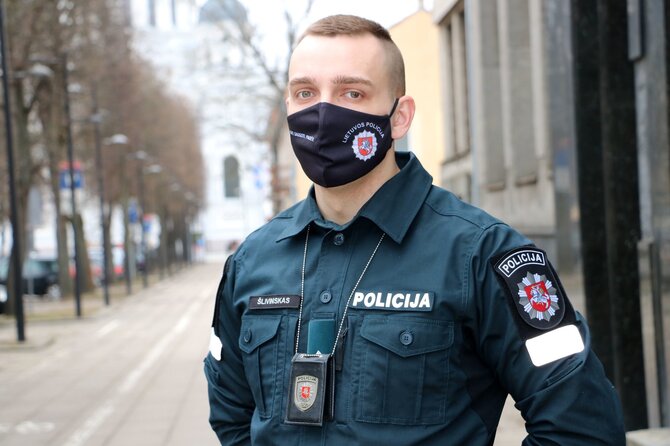 Kauno apskrities policijos nuotr./Policijos pareigūnas Rytis Šlivinskas