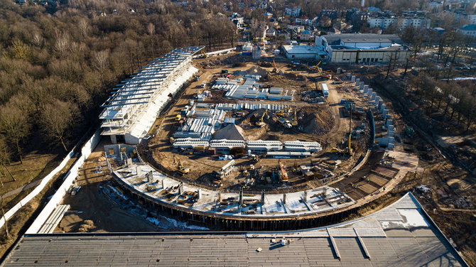 Kauno miesto savivaldybės nuotr./Kauno stadionas ir sporto halė