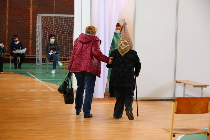 Kauno rajono savivaldybės nuotr./Garliavos vakcinacijos centre