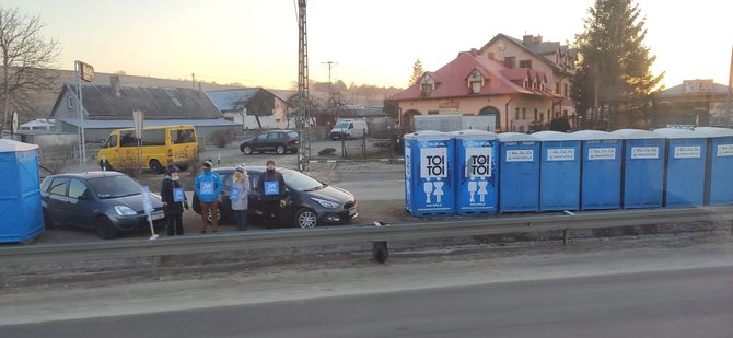 Karolinos Stažytės nuotr./Jahovos liudytojai Lenkijos pasienyje