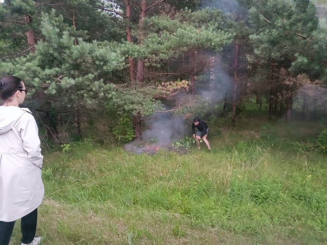 Karolinos Stažytės nuotr./Naktinis budėjimas su Palangos policija