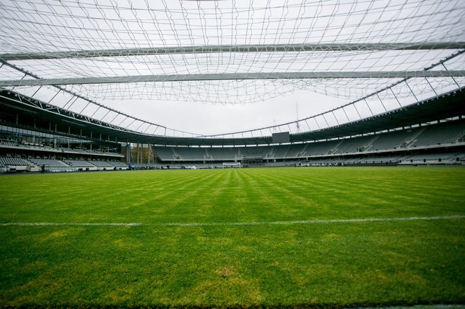 Kauno miesto savivaldybės nuotr./Rekonstruotas Dariaus ir Girėno stadionas