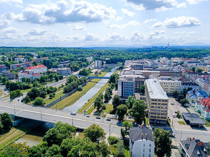 Karolinos Stažytės nuotr./Upė, skirianti Sileziją nuo Moravos