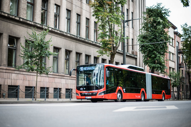 Kauno miesto savivaldybės nuotr./Viešasis transportas Kaune