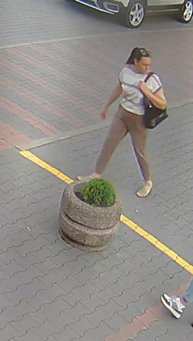Kauno apskrities policijos nuotr./Sukčiavimo tyrime Kauno pareigūnų ieškoma moteris