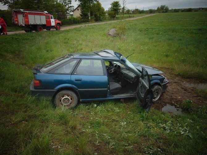 Telšių apskrities VPK nuotr./Įvykio vietoje