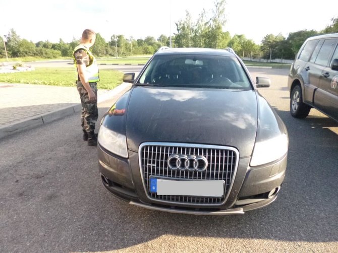 VSAT nuotr./Slovakijoje vogtas automobilis „Audi A6“
