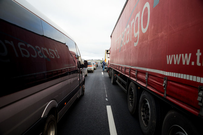 Mariaus Vizbaro / 15min nuotr./Keturių eismo juostų automagistralės „Via Baltica“ atidarymas