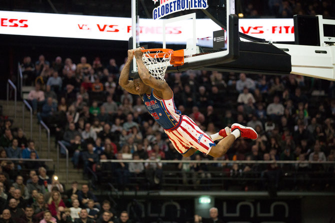 Mariaus Vizbaro / 15min nuotr./„The Original Harlem Globetrotters“ pasirodymas