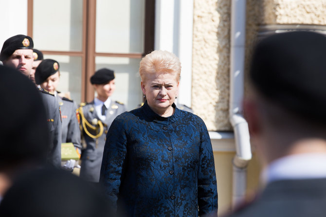 Mariaus Vizbaro / 15min nuotr./Lietuvos Respublikos Prezidentė Dalia Grybauskaitė