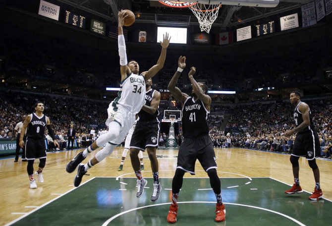 „Scanpix“ nuotr./„Brooklyn Nets“ – „Milwaukee Bucks“