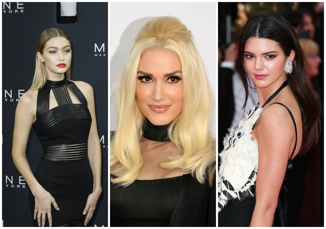 Vida Press nuotr./Gigi Hadid, Gwen Stefani ir Kendal Jenner