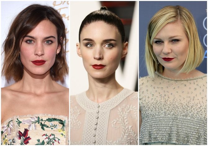 Vida Press nuotr./Alexa Chung, Rooney Mara, Kirsten Dunst