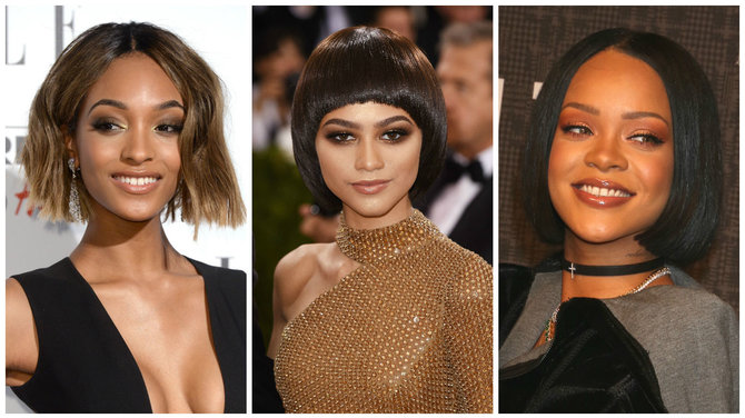 Vida Press nuotr./Jourdan Dunn, Rihanna, Zendaya