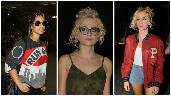 Vida Press nuotr./Alicia Keys ir Pixie Lott