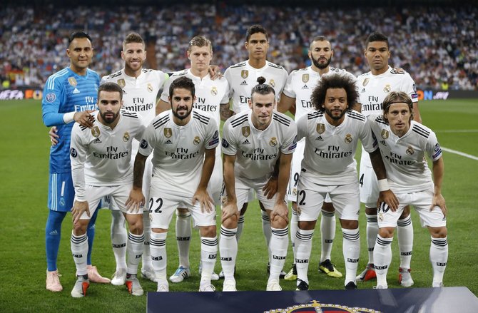 „Scanpix“ nuotr./Madrido „Real“ futbolininkai