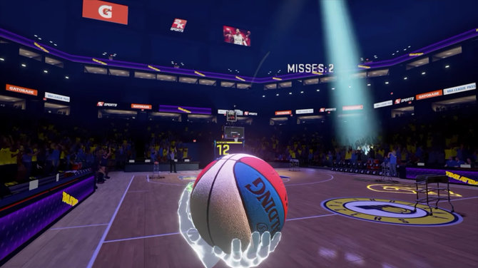 NBA virtualios realybės žaidimas
