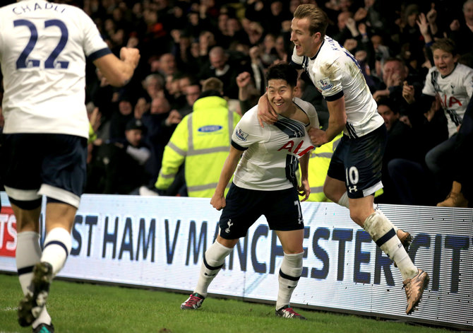 „Scanpix“ nuotr./Londono „Tottenham Hotspur“ futbolininkai