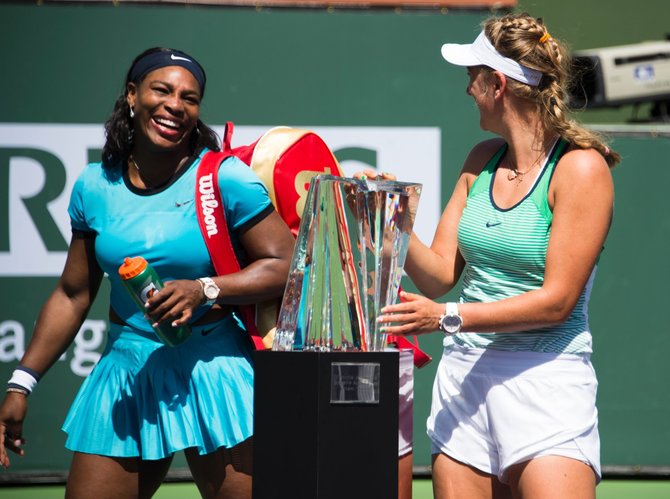 „Scanpix“ nuotr./Indian Velso moterų finalas: Serena Williams – Viktorija Azarenka