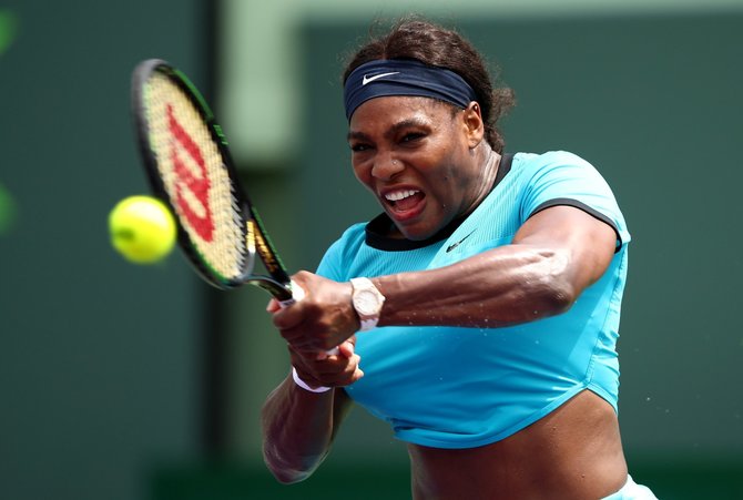 „Scanpix“ nuotr./„Miami Open“: Serena Williams – Svetlana Kuznetsova
