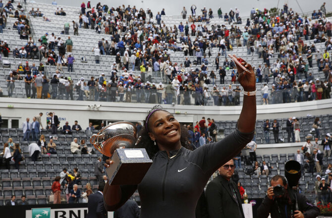 „Scanpix“ nuotr./WTA Romos turnyro finalas: Serena Williams – Madison Keys
