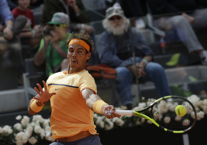 „Scanpix“ nuotr./Romos „Masters“ ketvirtfinalis: Novakas Džokovičius – Rafaelis Nadalis
