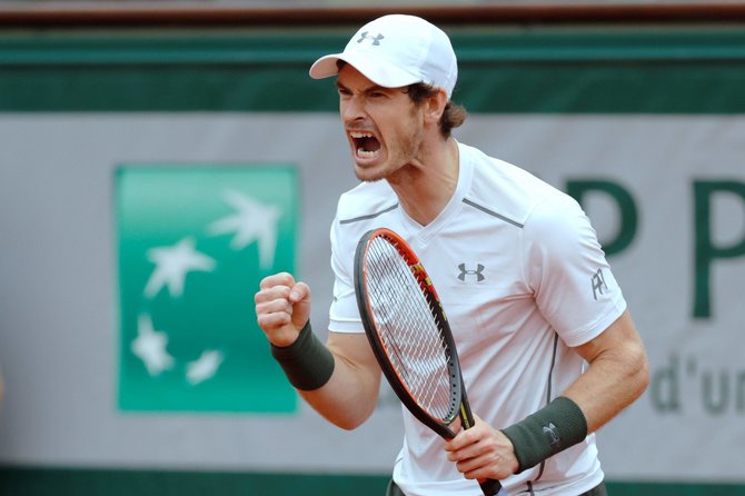 „Scanpix“ nuotr./Andy Murray tapo pirmu britu nuo 1937 metų, pasiekusiu „Roland Garros“ finalą