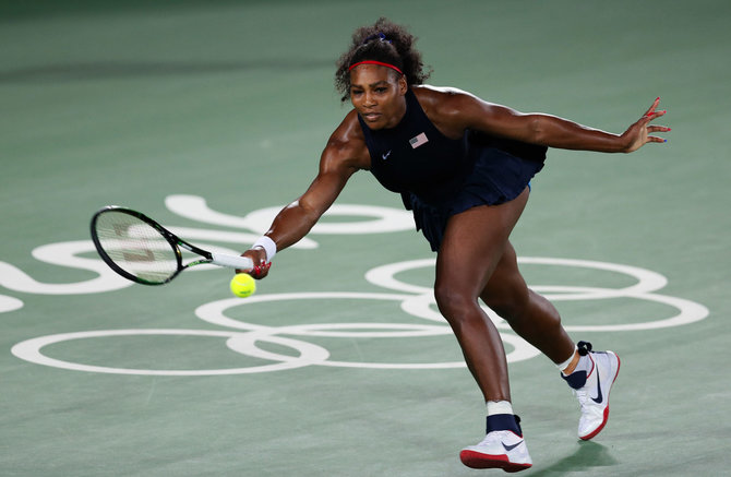 „Scanpix“ nuotr./Serena Williams olimpinio teniso turnyro aštuntfinalyje krito prieš Eliną Svitoliną