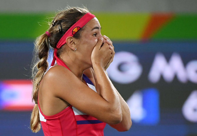 „Scanpix“ nuotr./Monica Puig Puerto Rikui padovanojo pirmą olimpinį auksą