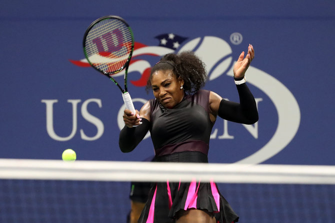 „Scanpix“ nuotr./„US Open“ ketvirtfinalis: Serena Williams – Simona Halep