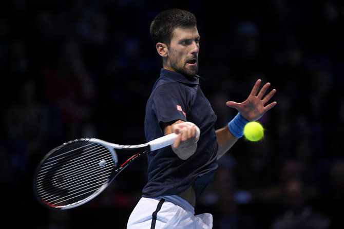„Scanpix“ nuotr./Andy Murray nugalėjo Novaką Džokovičių ir triumfavo „ATP World Tour Finals“ turnyre