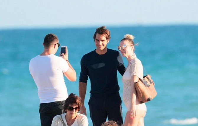 Rogeris Federeris su fane Majamyje