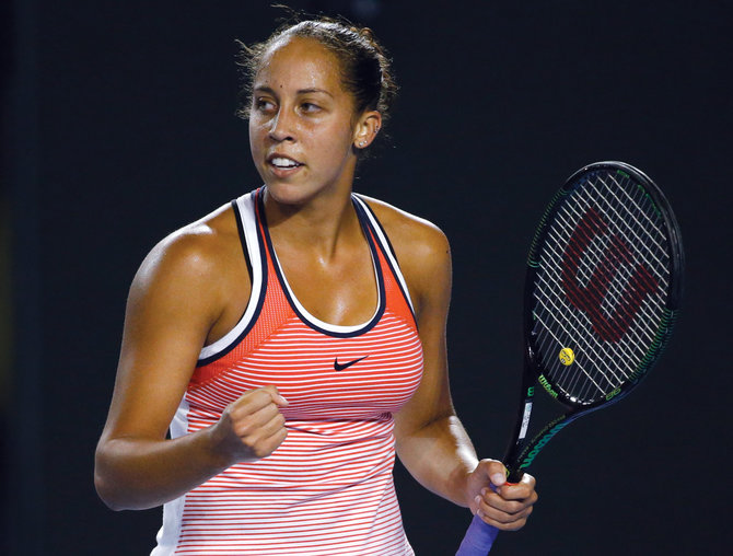 „Scanpix“ nuotr./Shuai Zhang prieš Madison Keys