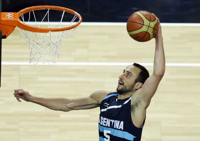 „Scanpix“/AP nuotr./Manu Ginobili