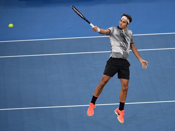 „Scanpix“ nuotr./Rogeris Federeris prieš Kei Nishikorį