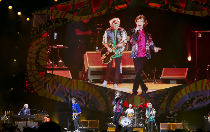 Scanpix nuotr./„The Rolling Stones“ koncerto akimirka