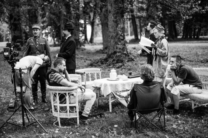 Fotogenijų nuotr./Serialo filmavimo užkulisiai