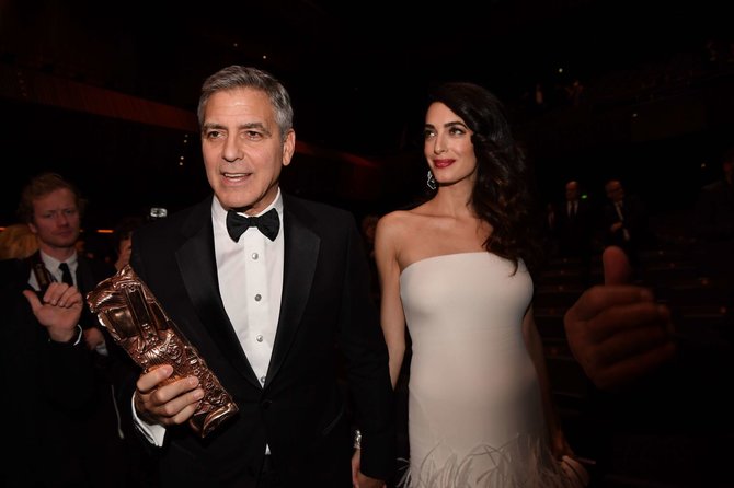 Scanpix nuotr./George'as Clooney žmona Amal