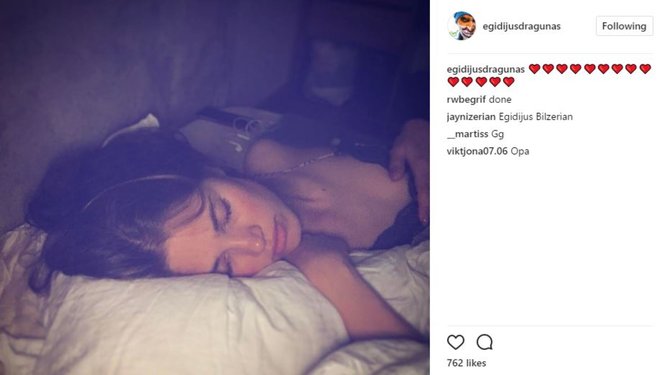 Egidijaus Dragūno „Instagram“ profilio nuotr./Kotryna Kozlovaitė